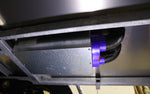 A close-up view of the installed heater and ducked work 1