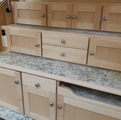 Upgrade to Maple cabinets