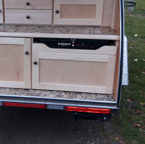 Stove Drawer with Open Front