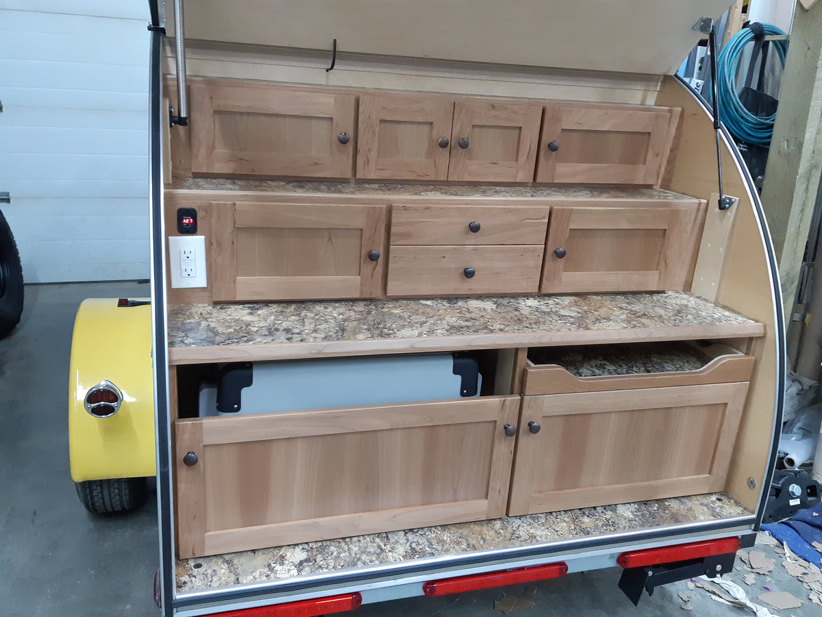 Upgrade to Cherry cabinets